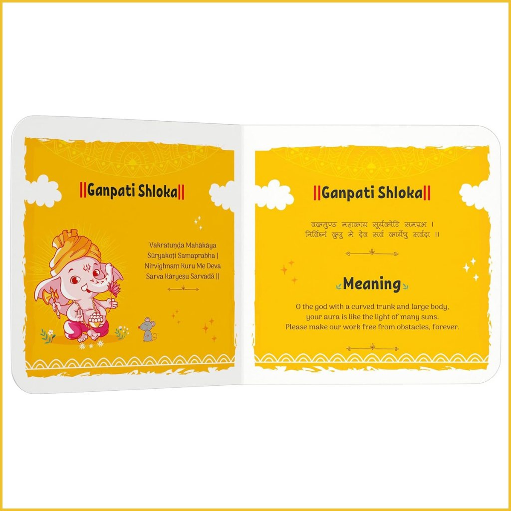 Shlokas and Mantras For Kids-Sanatan Toys-Books-Wonder House-Ganesha-Shloka