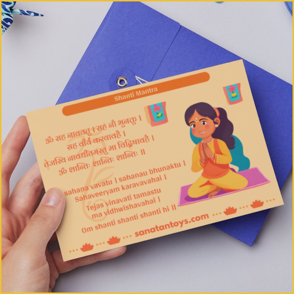 5 Shloka Cards for Kids-Sanatan Toys--Sanatan Toys-Children-Ganesha-Gift