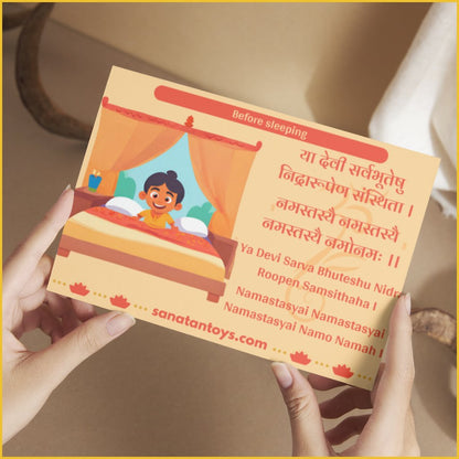 8 Shlokas Flashcards for Kids - Sanatan Toys-Devi-Mantra