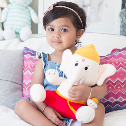 Baby Ganesha Soft Toy-Sanatan Toys-Soft Toys-Modi Toys-Baby-Small 7"-Ganesha