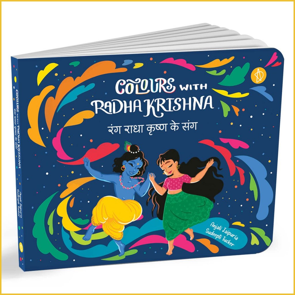 Colours with Radha Krishna-Sanatan Toys-Books-Adidev Press-Children-Family-Gift