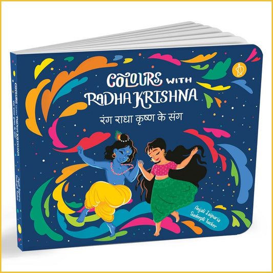 Colours with Radha Krishna-Sanatan Toys-Books-Adidev Press-Children-Family-Gift