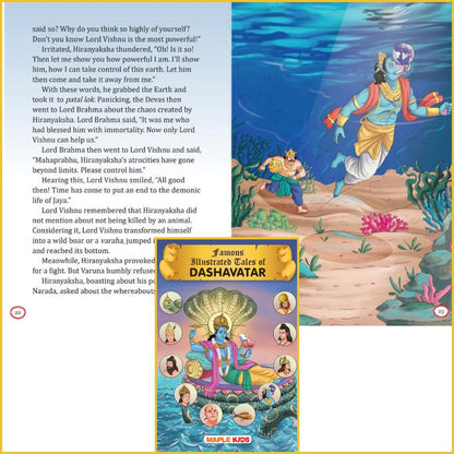 Famous Mythology Tales for Kids-Sanatan Toys-Books-Mapple Press-Baby-Book-Children-Dashavatar