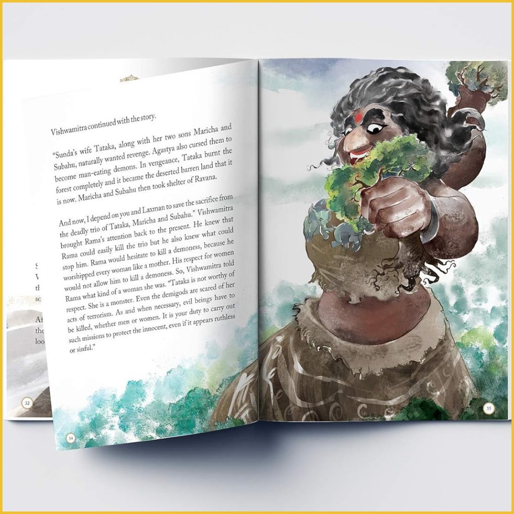 Illustrated Ramayana For Children : Deluxe Edition-Sanatan Toys-Books-Wonder House-Rama