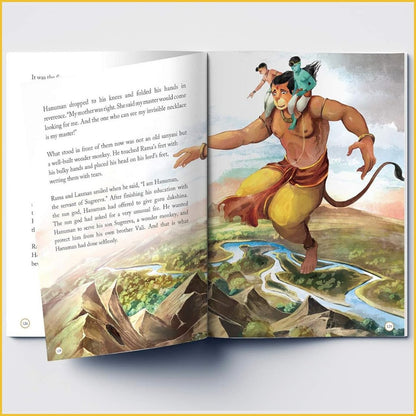 Illustrated Ramayana For Children : Deluxe Edition-Sanatan Toys-Books-Wonder House-Children-Gift