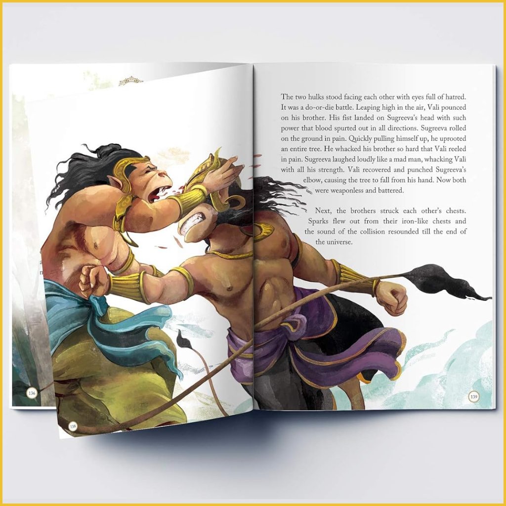 Illustrated Ramayana For Children : Deluxe Edition-Sanatan Toys-Books-Wonder House-Children