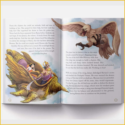 Illustrated Ramayana For Children : Deluxe Edition-Sanatan Toys-Books-Wonder House-Content