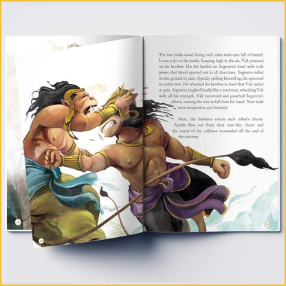 Illustrated Ramayana For Children : Deluxe Edition-Sanatan Toys-Books-Wonder House-Children-Family-Gift