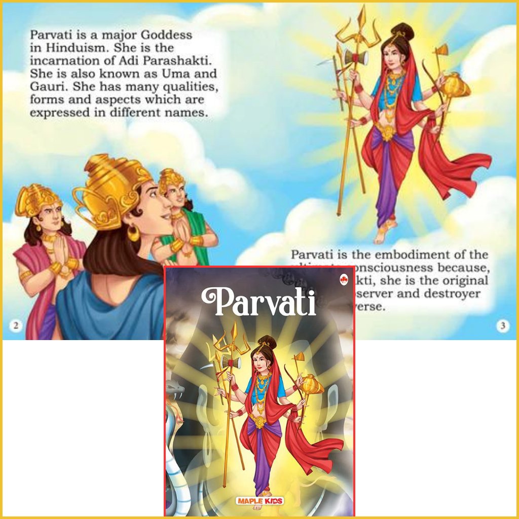 My First Goddesses Story Books Bundle-Sanatan Toys--Bundle-Parvati