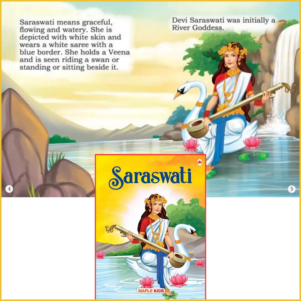 My First Goddesses Story Books Bundle-Sanatan Toys--Bundle-Saraswati