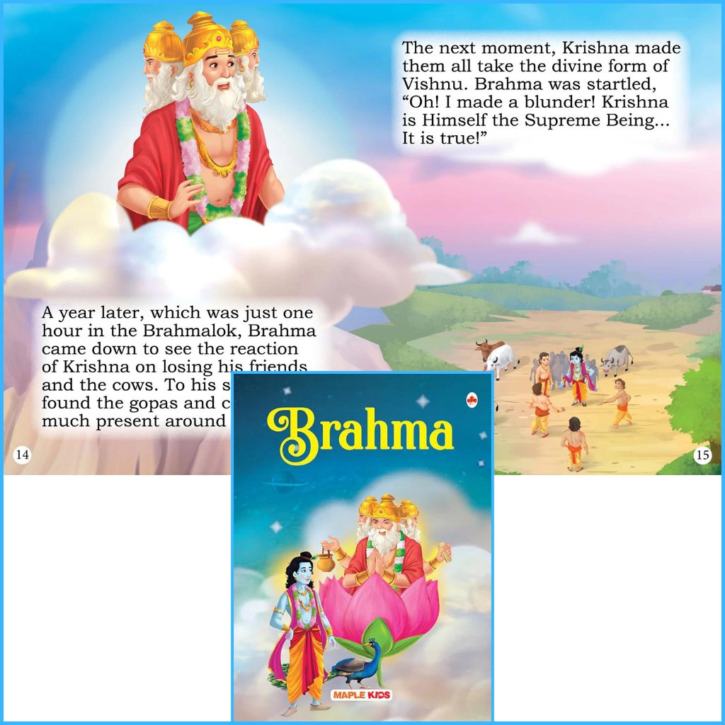 My First Mythology Tale-Sanatan Toys-Books-Mapple Press-Baby-Book-Children-Brahma