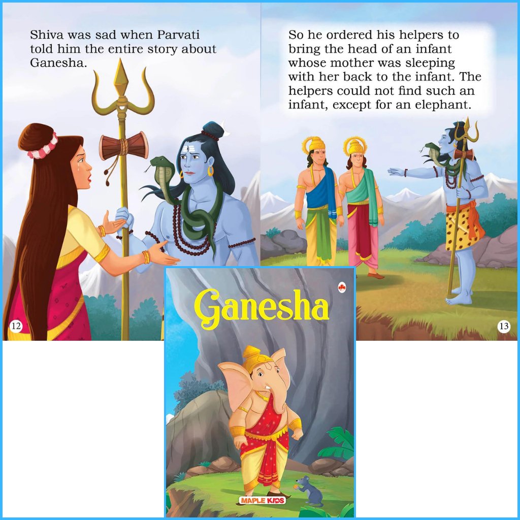 My First Mythology Tale-Sanatan Toys-Books-Mapple Press-Baby-Book-Children-Ganesha