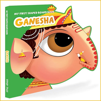 My First Shaped Board Book - Illustrated-Sanatan Toys-Books-Wonder House-Children-Ganesha-Cover