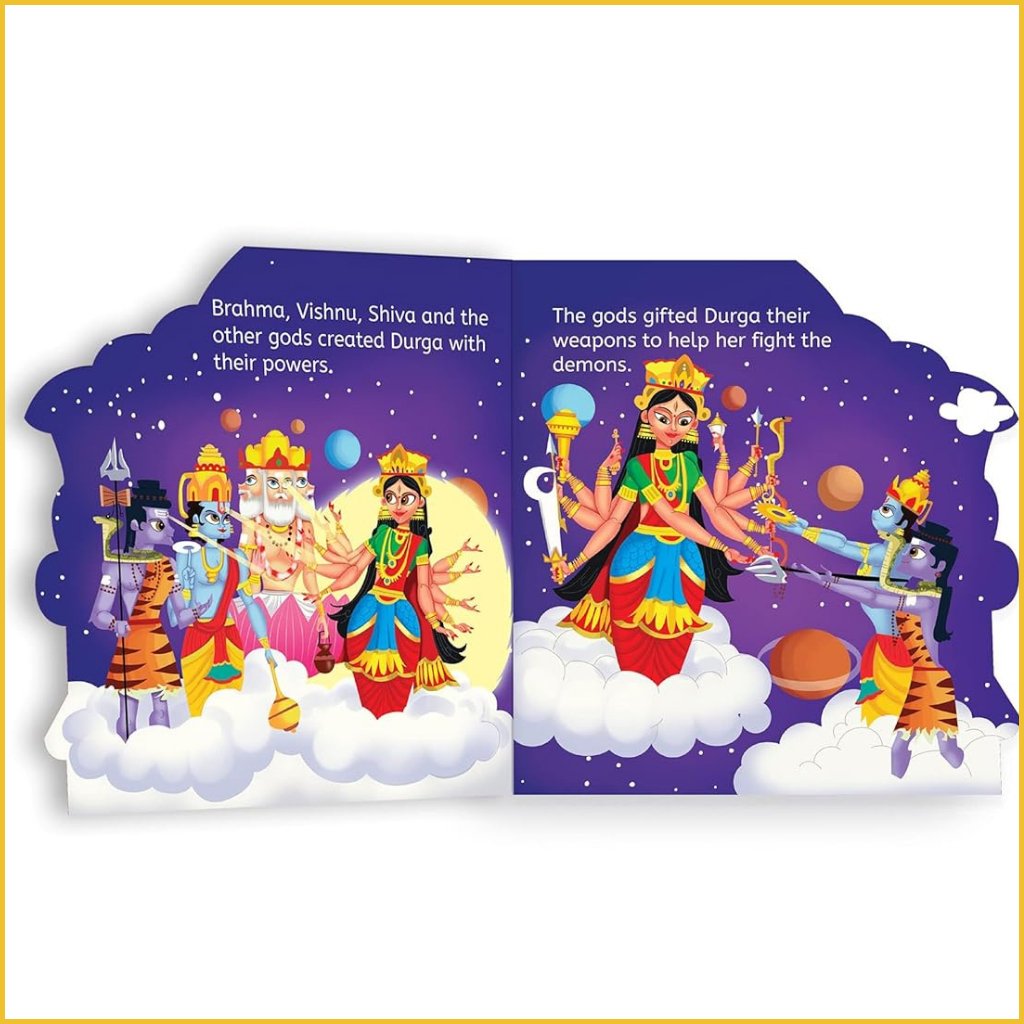 My First Shaped Board Book - Illustrated-Sanatan Toys-Books-Wonder House-Children-Durga-Page