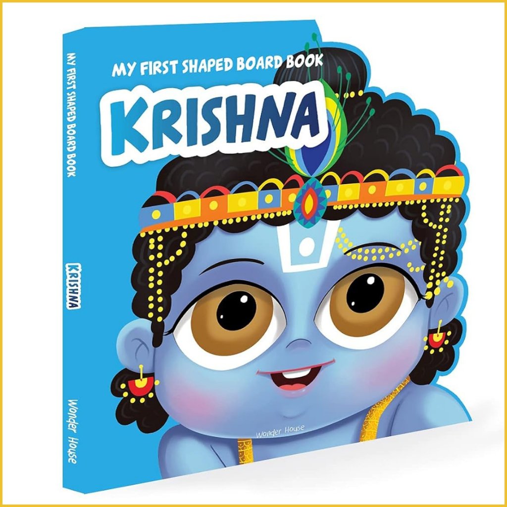 My First Shaped Board Book - Illustrated-Sanatan Toys-Books-Wonder House-Children-Krishna-Cover