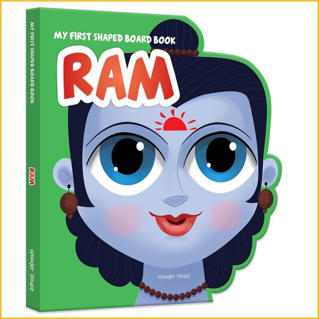 My First Shaped Board Book - Illustrated-Sanatan Toys-Books-Wonder House-Children-Ram-Cover