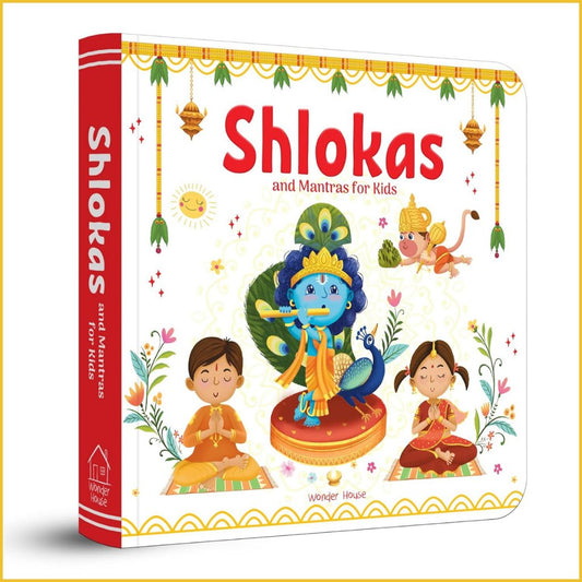 Shlokas and Mantras For Kids-Sanatan Toys-Books-Wonder House-Children-Family-Gift