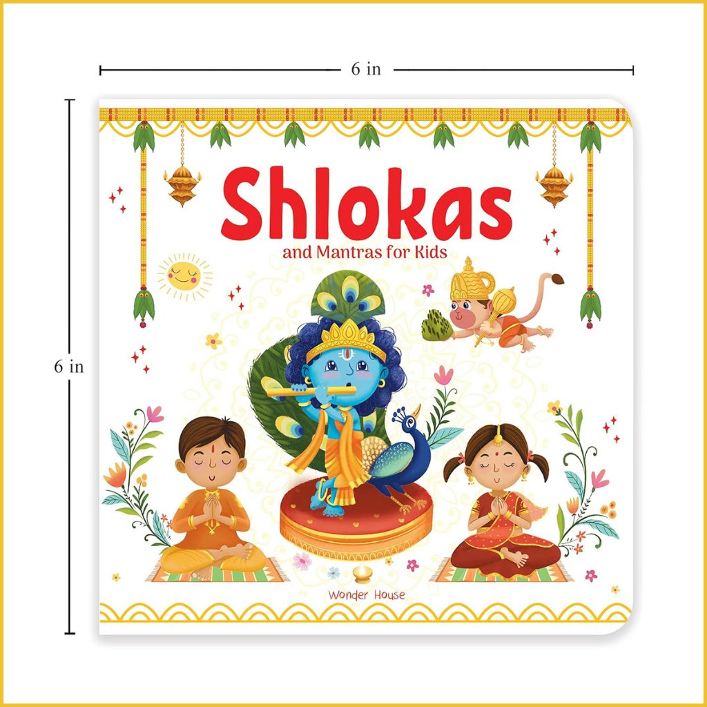 Shlokas and Mantras For Kids-Sanatan Toys-Books-Wonder House-Size