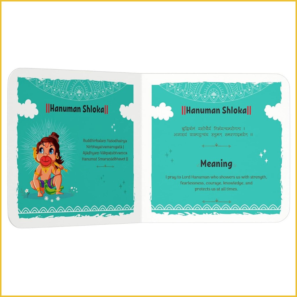 Shlokas and Mantras For Kids-Sanatan Toys-Books-Wonder House-Hanuman-Shloka